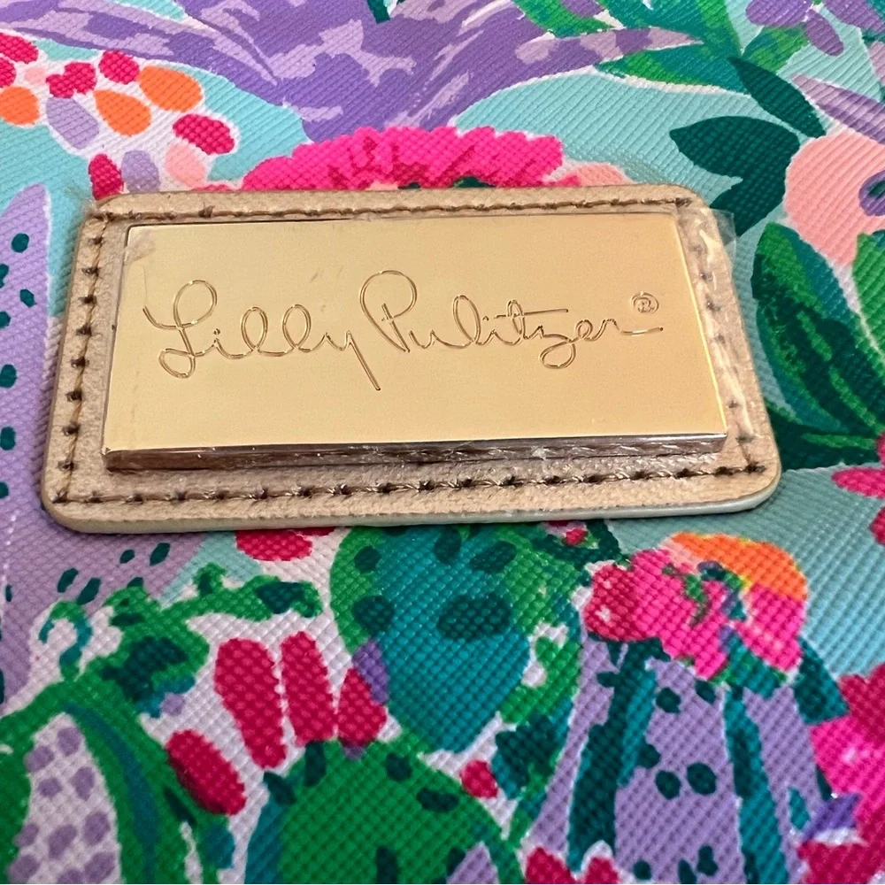 NWT Lilly Pulitzer Tech Pouch Set 2 PC Padded Laptop Case Zip Me and My Zesty